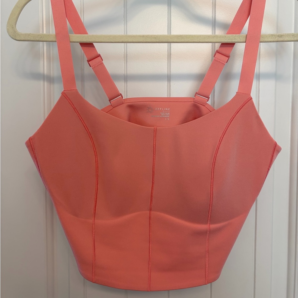 Aerie Coral Crop Top